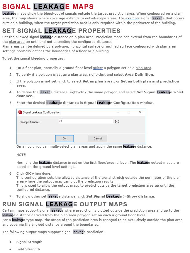 Leakage plot Image 1